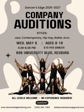 2026-2027 Company Auditions poster