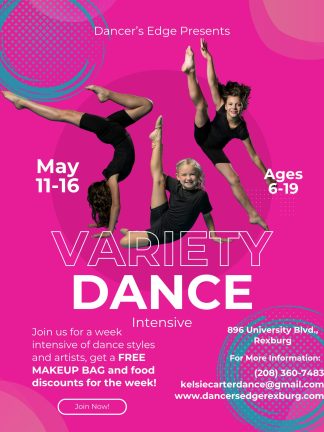 Summer 2026 Variety Dance Intensive poster